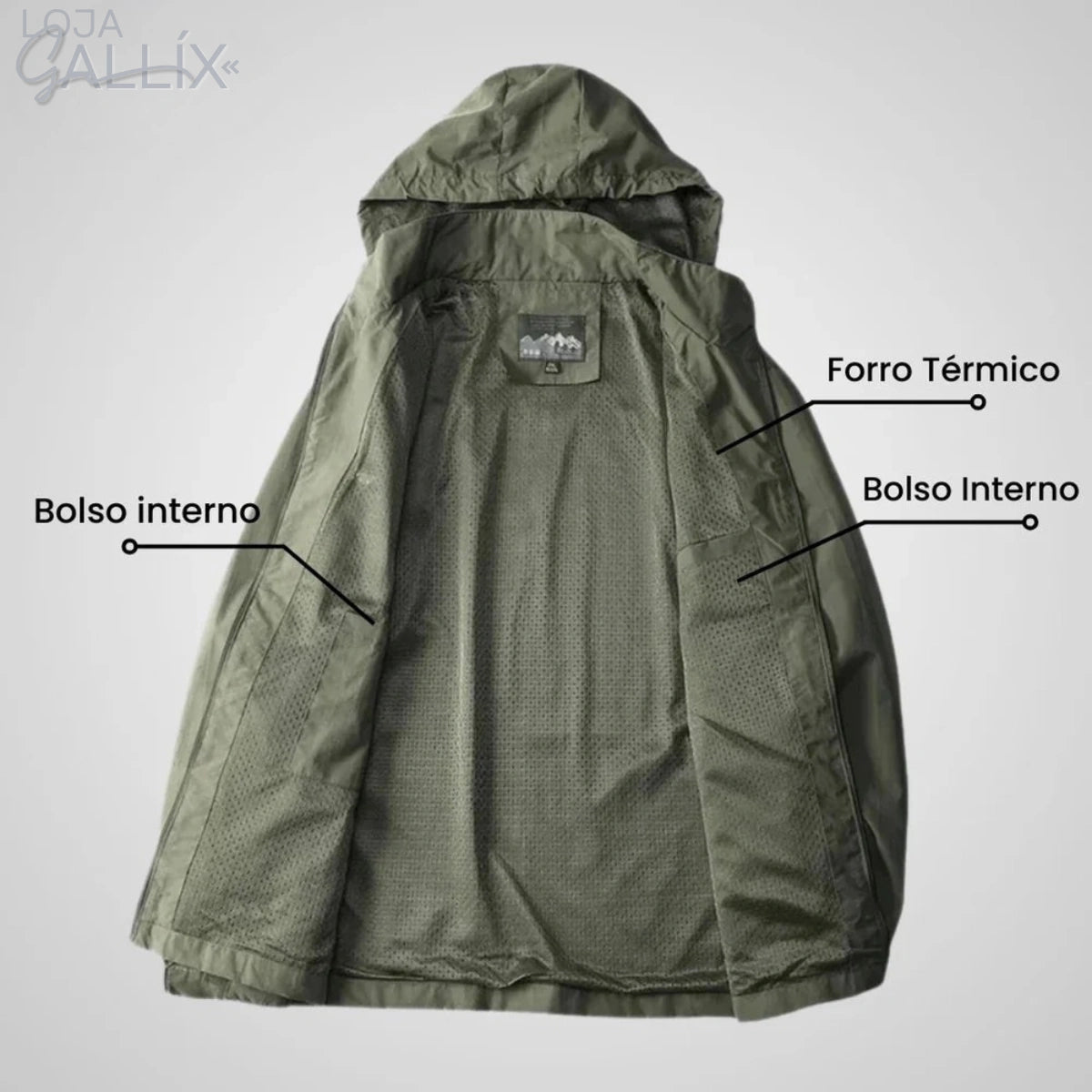 Jaqueta Impermeável DefendPro – Isolamento Térmico Avançado