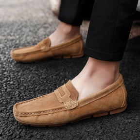 Sapato Mocassim Masculino de Camurça Prestige