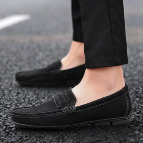 Sapato Mocassim Masculino de Camurça Prestige